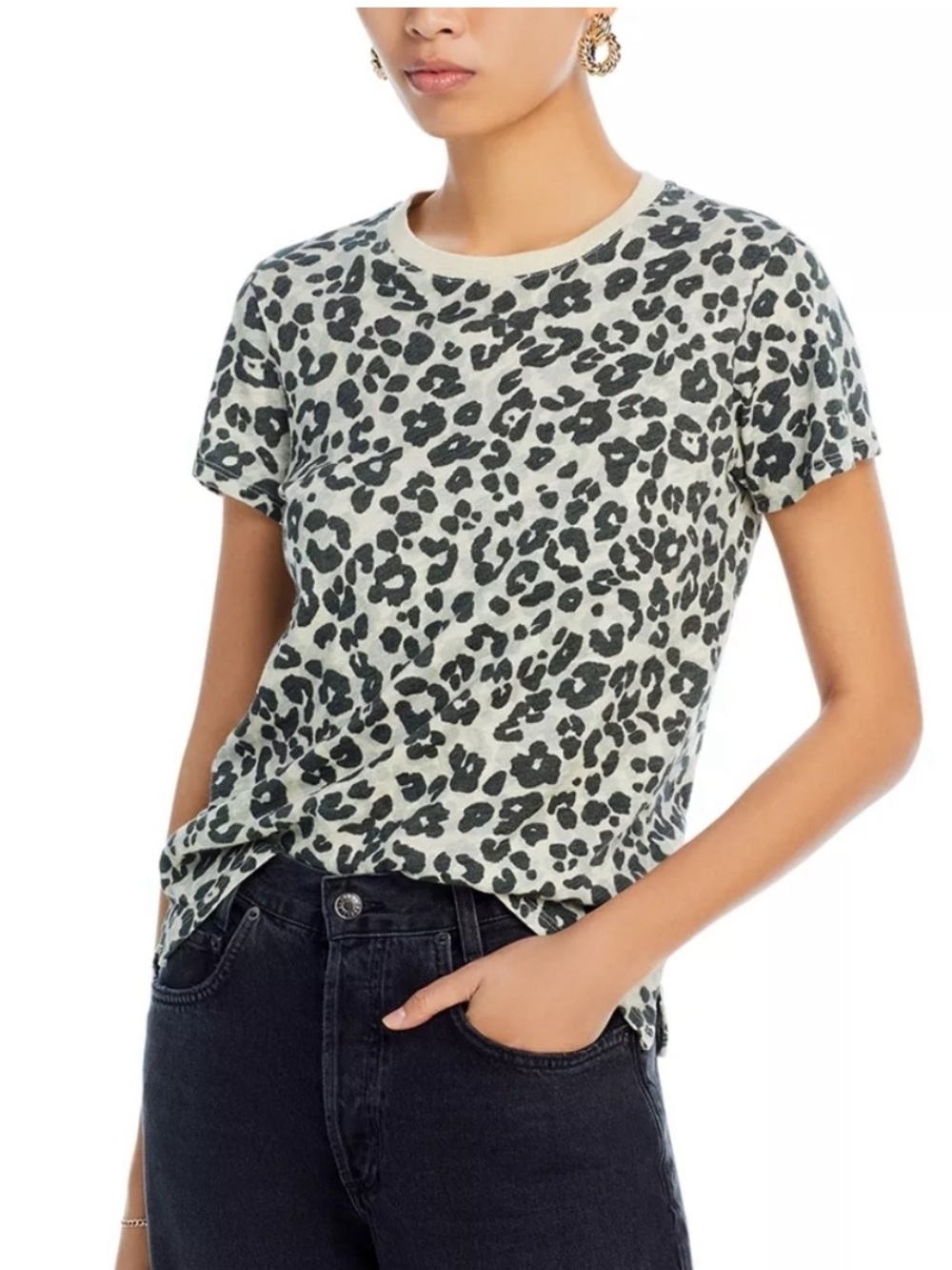 ATM Anthony Thomas Melillo Leopard Spot Tee